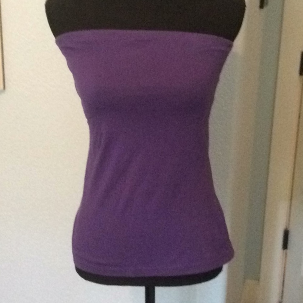 Purple tube top
